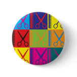 Cosmetology Pop Art buttons