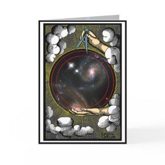 Cosmic Alchemy - Greeting Card card