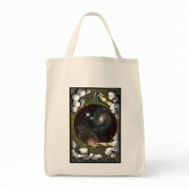 Cosmic Alchemy - Grocery Tote bags by bontondesigns Cosmic Alchemy - Grocery Tote bags