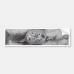 Cosmic Armadillo CricketDiane Art & Design Bumper Stickers