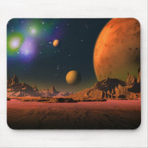 Cosmic awareness - Space art mousepad mousepads