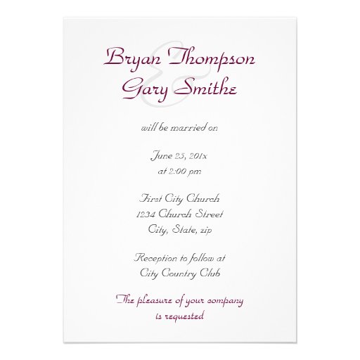 Cosmic Blossoms WEDDING Custom Announcements