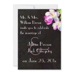 Cosmic Blossoms Wedding invitation