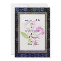 Cosmic Blossoms WEDDING rehearsal dinner invite