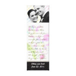 Cosmic Blossoms WEDDING VOWS Display Stretched Canvas Print