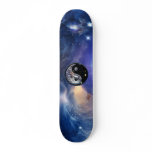 Cosmic Blue Yin Yang Skate Boards