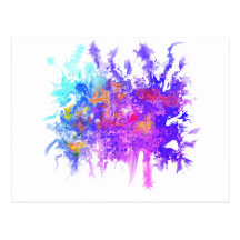 "Cosmic Candy" Horizontal Postcard