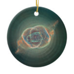 Cosmic Cat's Eye Christmas Ornaments