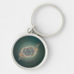 Cosmic Cat's Eye Keychain