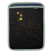 Cosmic Celestial Fireworks iPad sleeve