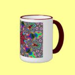 Cosmic Coffee Mug 001 Stunning Fractal Mandala Art mugs