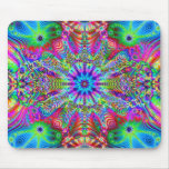 Cosmic Creatrip - Psychedelic trippy design Mouse Pads