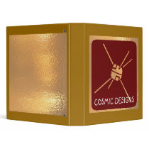COSMIC DESIGNS 3 RING BINDERS