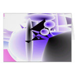 Cosmic dimension greeting card