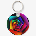 Cosmic Flower keychains by bragova Cosmic Flower keychains
