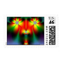cosmic flower postage