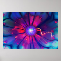 Cosmic flower posters