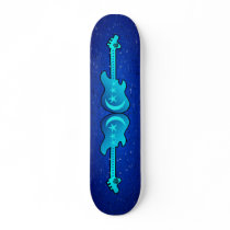 Cosmic Guitars Skateboard by turtledovecreations Cosmic Guitars Skateboard