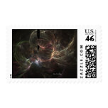 Cosmic Hearts Fractal by Kitty Ann Postage Stamps