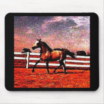 Cosmic Horse mousepads by sumiko Cosmic Horse mousepads
