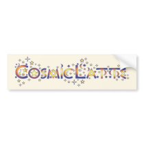 Cosmic Latte bumper stickers by Sensato Cosmic Latte bumper stickers