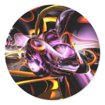 Cosmic Lightning Abstract Sticker by alexanderbutler Cosmic Lightning Abstract Sticker