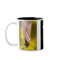 Cosmic Lily with an Astral Butterfly mugs by LimpoGraphics Cosmic Lily with an Astral Butterfly mugs
