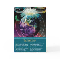 Cosmic Lotus Card