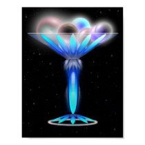 Cosmic Martini posters by sagesays Cosmic Martini posters
