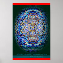 " COSMIC ONENESS " by: Robert Singletary Poster