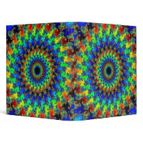 Cosmic Pizza 3 Ring Binder