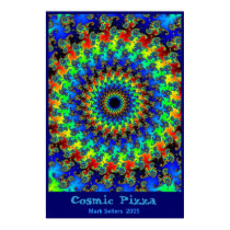 Cosmic Pizza posters by MarkoMarko Cosmic Pizza posters