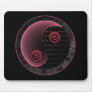 Cosmic Purple Yin Yang Mousepads