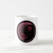Cosmic Purple Yin Yang Mug