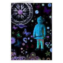 Cosmic Q Love Song Card by 3DMOONMAN Cosmic Q Love Song Card