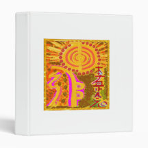 Cosmic Reiki Healing : Creativity n Happiness Vinyl Binders