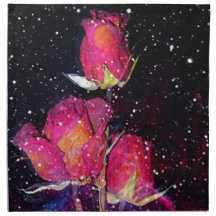 Cosmic Roses II Napkins