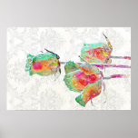 Cosmic Roses Poster