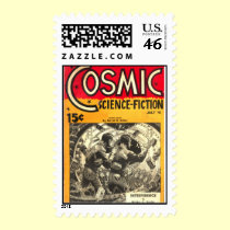 Cosmic Science Fiction July 1941 Postage Stamd stamps