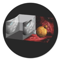 Cosmic Soul Round Stickers