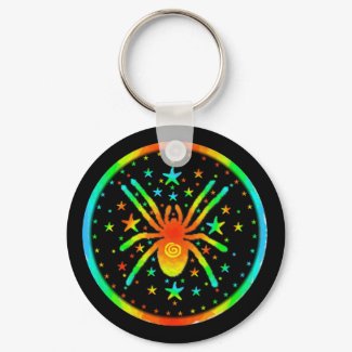 Cosmic Spider Keychain keychain