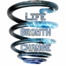 Cosmic Spiral, Life Growth, Change Acrylic Cut Outs