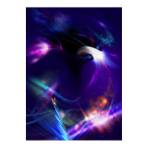 Cosmic Surfer posters by Lefrogzle Cosmic Surfer posters