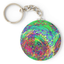 Cosmic Swirl Keychain