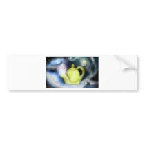 Cosmic Tea Pot Bumper Sticker