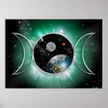 Cosmic Triple Goddess Print