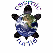 Cosmic Turtle 2-Sided Women's Shirts