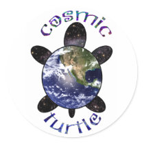 Cosmic Turtle Sticker