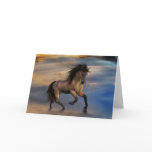 Cosmic .. wild stallion greeting card