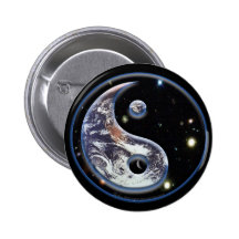 Cosmic Yin Yang Buttons